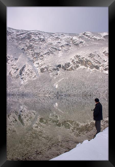 Lake Bohinj, Triglav National Park, Slovenia Framed Print by Ian Middleton