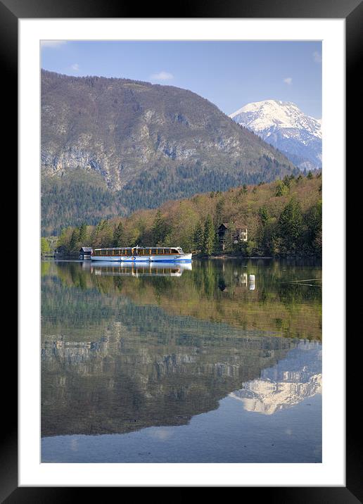 Bohinj reflections Framed Mounted Print by Ian Middleton