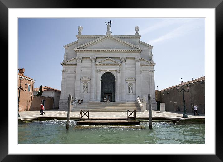 Redentore Church in Venice, Italy. Framed Mounted Print by Ian Middleton