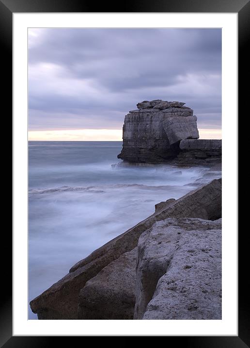 Portland Bill Seascapes Framed Mounted Print by Ian Middleton