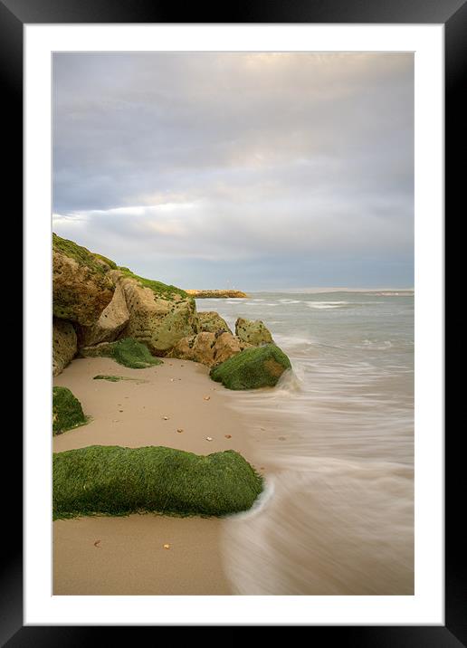 Highcliffe Beach in Dorset Framed Mounted Print by Ian Middleton