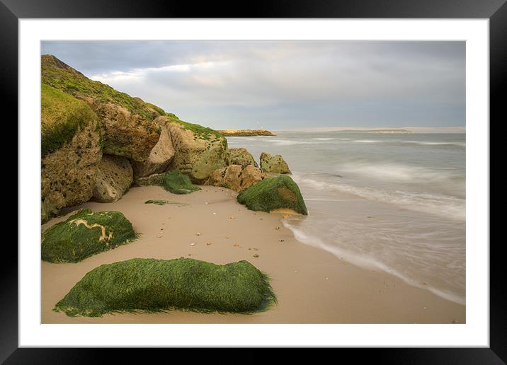 Highcliffe Beach in Dorset Framed Mounted Print by Ian Middleton