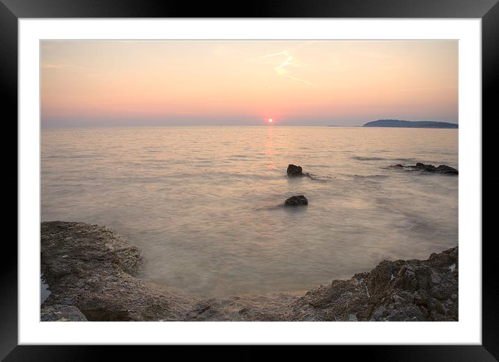 The beautiful Istrian coastline Framed Mounted Print by Ian Middleton
