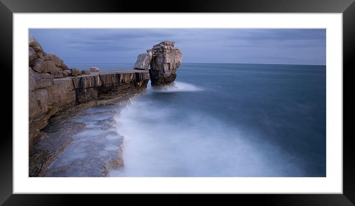 Portland Bill Seascapes Framed Mounted Print by Ian Middleton