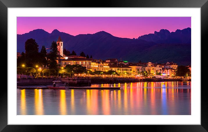  Evening in Baveno Framed Mounted Print by Sergey Golotvin