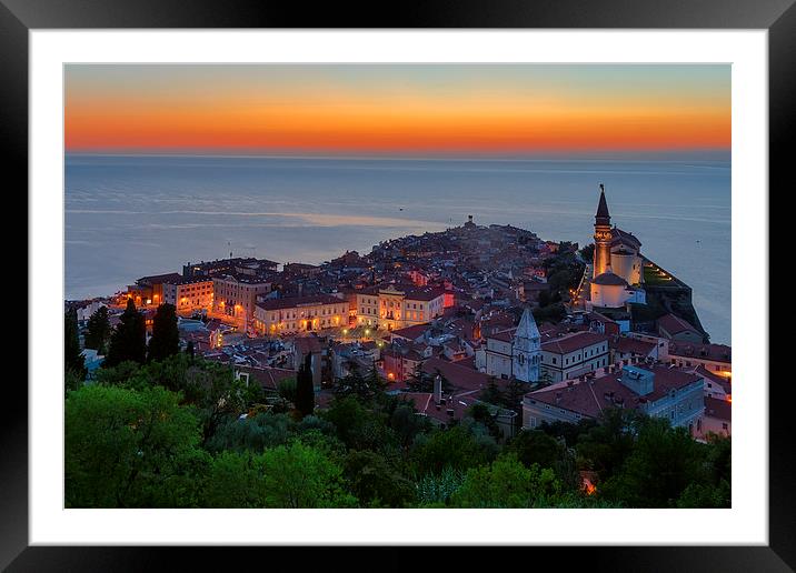  Piran Framed Mounted Print by Sergey Golotvin