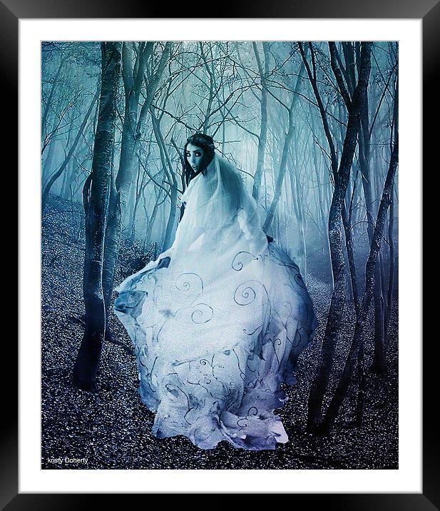 Dead bride Framed Mounted Print by kristy doherty