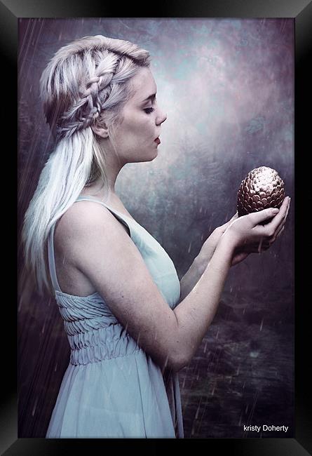 Daenerys Targaryen Framed Print by kristy doherty