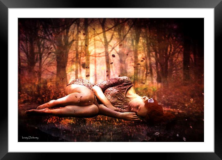  little whispers Framed Mounted Print by kristy doherty
