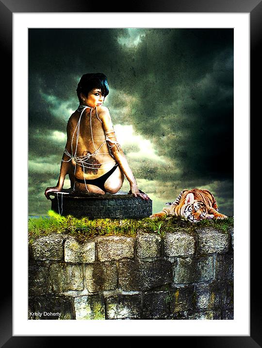 born to be wild Framed Mounted Print by kristy doherty