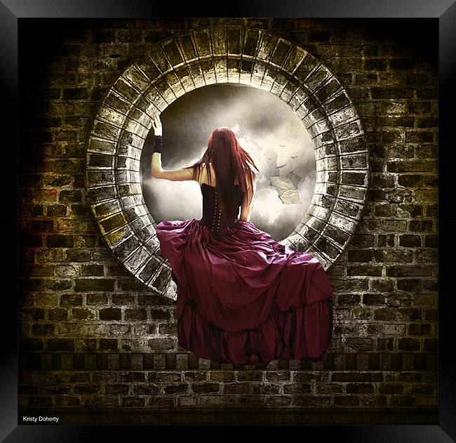 The suicide Framed Print by kristy doherty