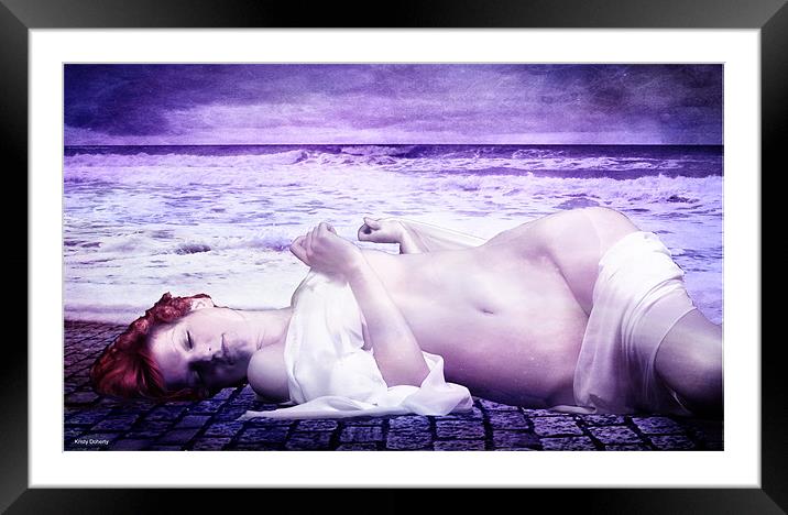 Alcyone Framed Mounted Print by kristy doherty