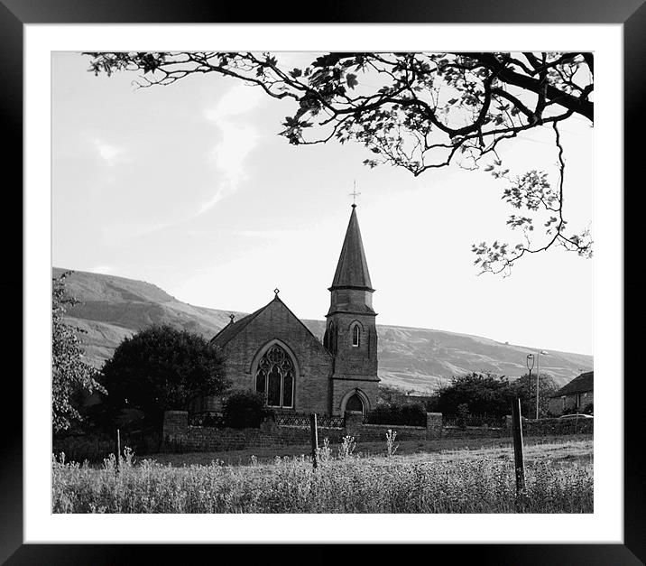 Old Church Framed Mounted Print by Lenka Dunn