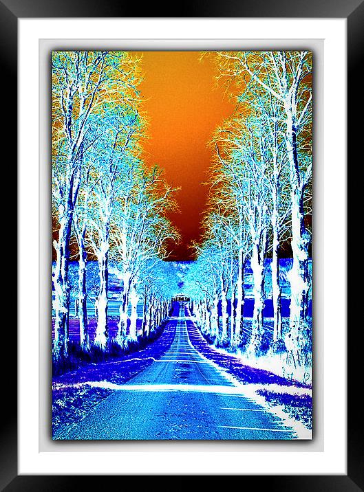 EXPLORE ABSTRACT CUMBRIA Framed Mounted Print by chris thomson
