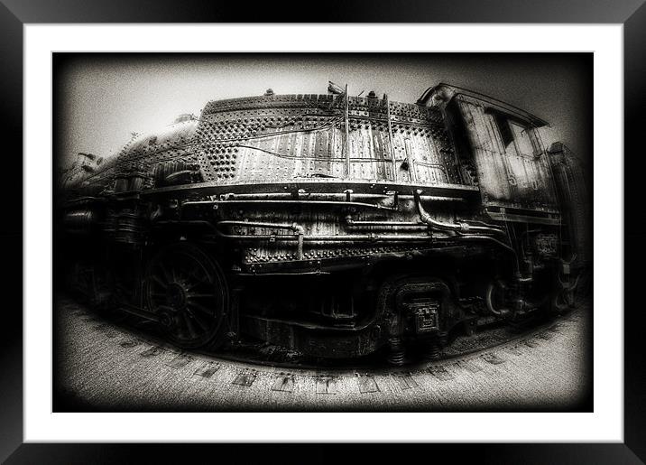 Train Framed Mounted Print by Jean-François Dupuis