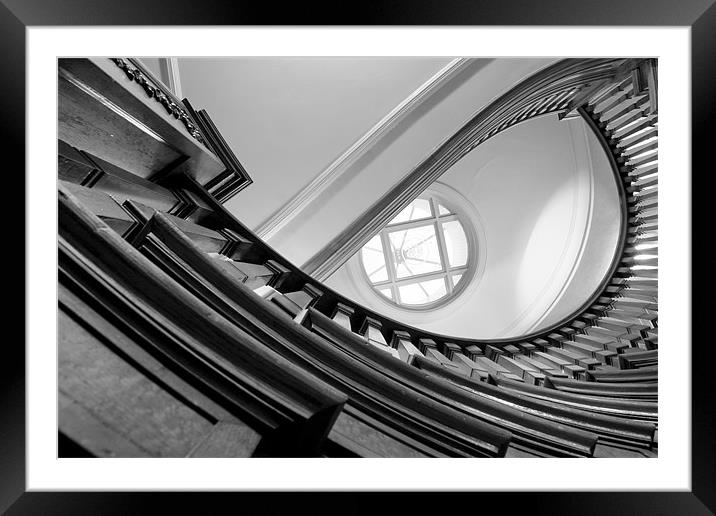 Staircases Framed Mounted Print by Jean-François Dupuis