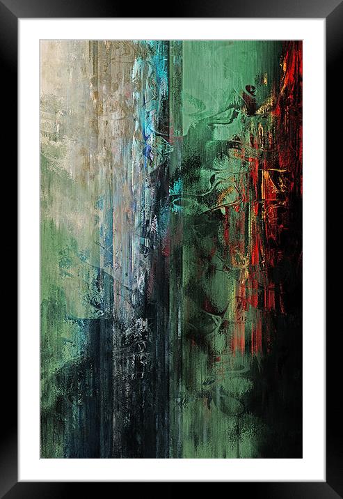 Abstraction Framed Mounted Print by Jean-François Dupuis