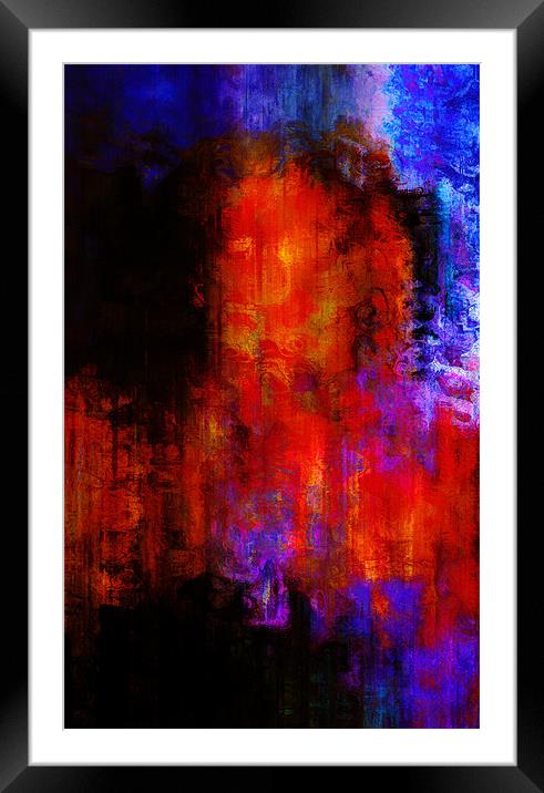Abstraction Framed Mounted Print by Jean-François Dupuis