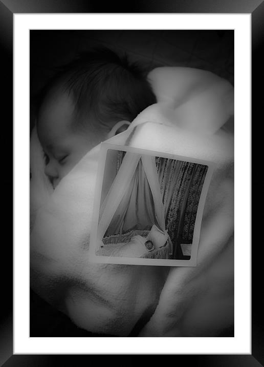 Baby dream Framed Mounted Print by Jean-François Dupuis