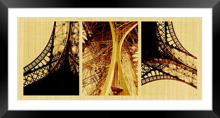 Eifel tower Framed Mounted Print by Jean-François Dupuis