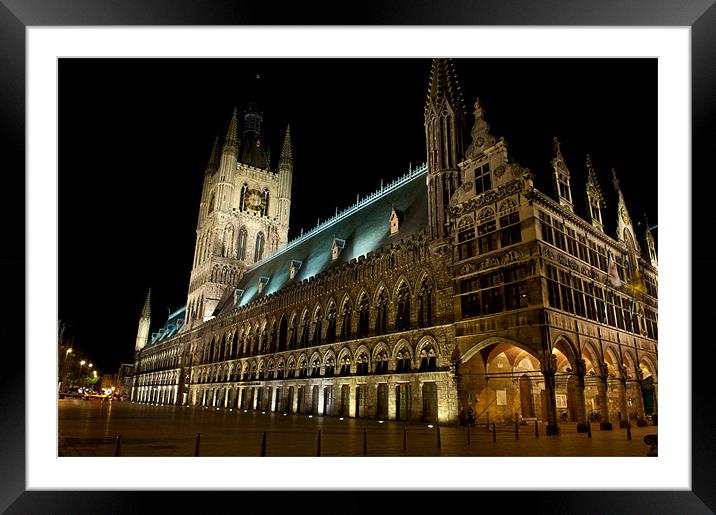 Cloth Hall, Ypres Framed Mounted Print by Stuart Thomas