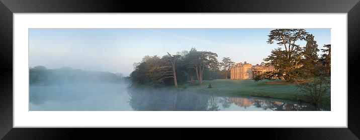 Compton Verney at dawn. Framed Mounted Print by Stuart Thomas