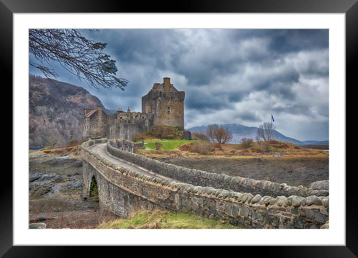  Eilean Donan storm. Framed Mounted Print by Stuart Thomas