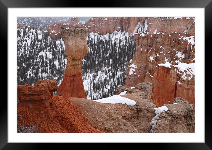 bryce canyon usa Framed Mounted Print by milena boeva