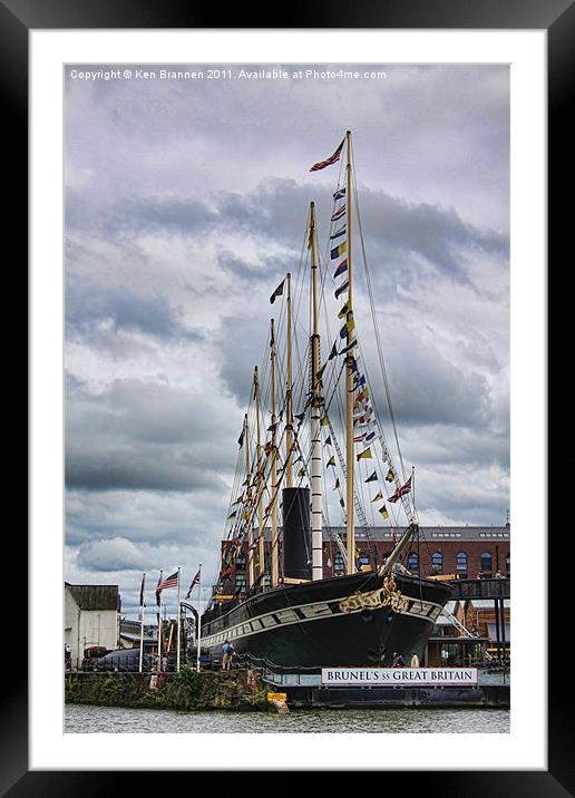 SS Great Britain Framed Mounted Print by Oxon Images