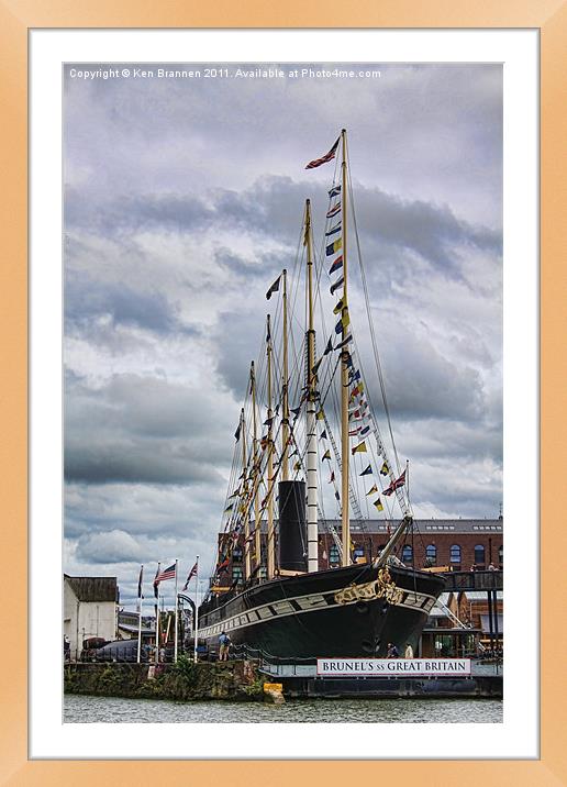 SS Great Britain Framed Mounted Print by Oxon Images