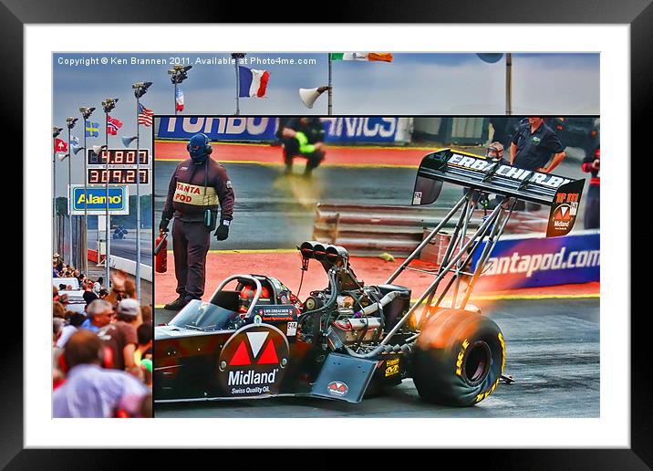 Urs Urbachers 309mph 4.8 Seconds Framed Mounted Print by Oxon Images