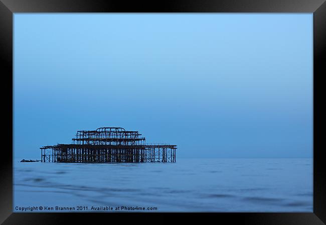 Brighton pier late summer Framed Print by Oxon Images