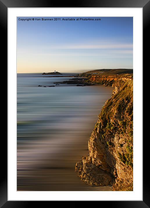 Gwithian Beach Framed Mounted Print by Oxon Images