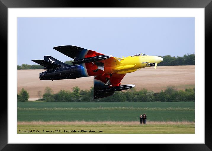 Hawker Hunter Miss Demeanour Framed Mounted Print by Oxon Images