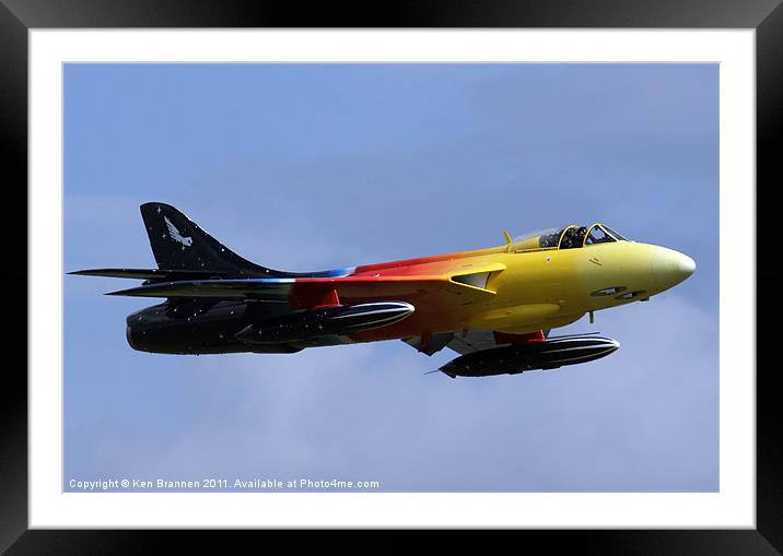 Hawker Hunter Miss Demeanour 2 Framed Mounted Print by Oxon Images