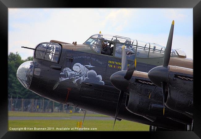 Lancaster Phantom of The Ruhr Framed Print by Oxon Images