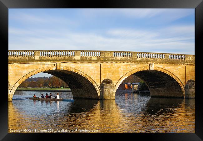 Regatta under the Bridge Framed Print by Oxon Images