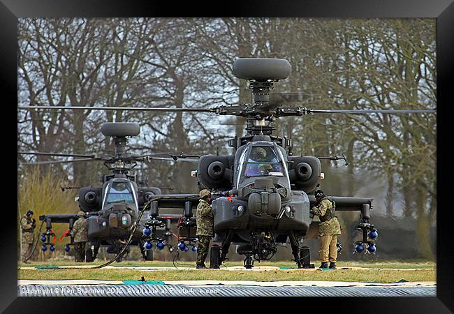 Apache refuel Framed Print by Oxon Images