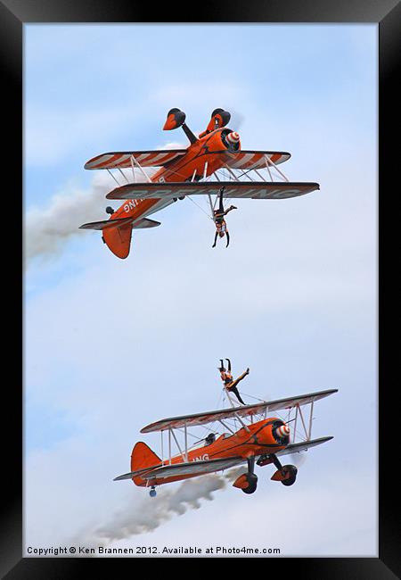 Breitling Wingwalkers display Framed Print by Oxon Images