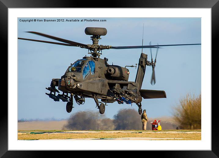 Apache departure Framed Mounted Print by Oxon Images