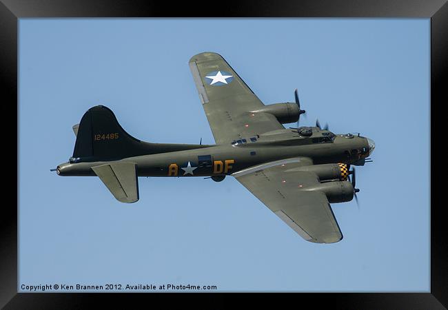 Memphis Belle B17 Bomber Framed Print by Oxon Images