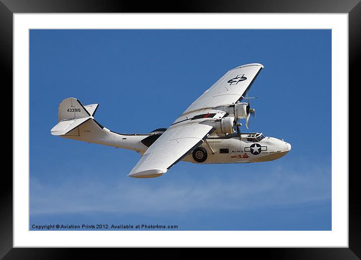 Consolidated PBY Catalina Framed Mounted Print by Oxon Images