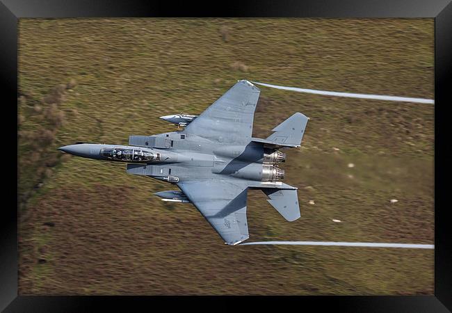 F15 in Wales Framed Print by Oxon Images