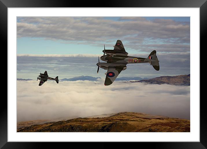 DeHavilland Mosquito Framed Mounted Print by Oxon Images