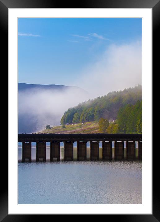 Derwent mist Framed Mounted Print by Oxon Images