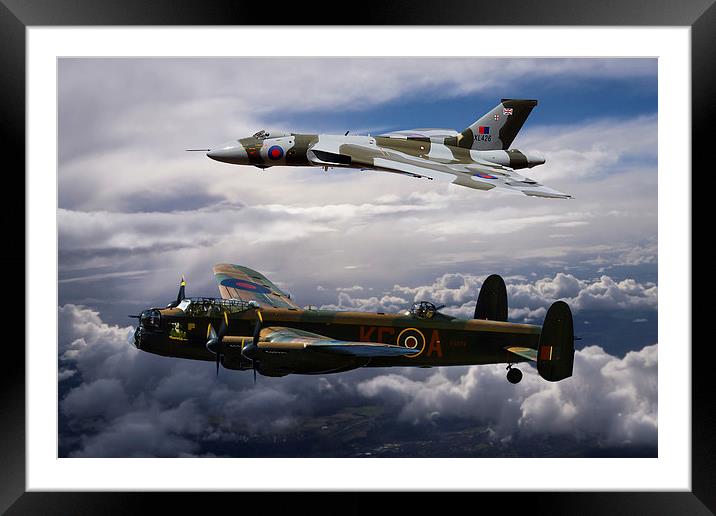 Avro Duo Framed Mounted Print by Oxon Images