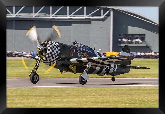 SNAFU P47D Thunderbolt Framed Print by Oxon Images