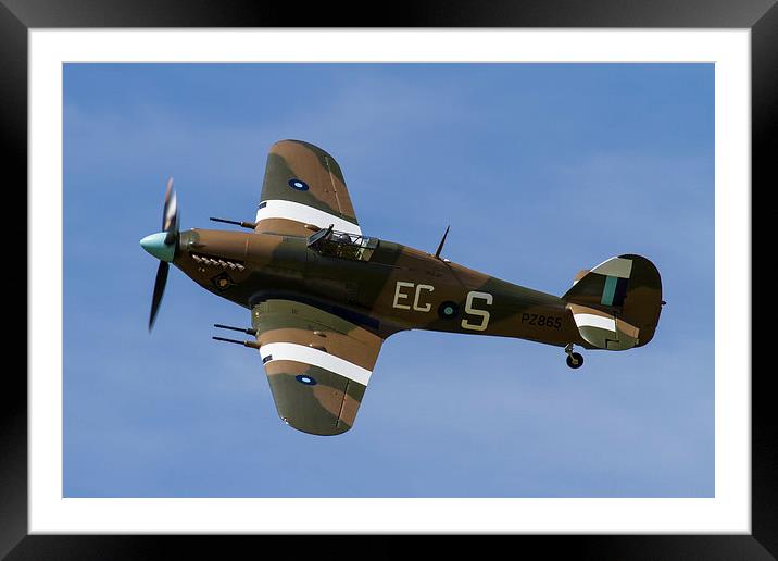 Hurricane MK2c BBMF Framed Mounted Print by Oxon Images