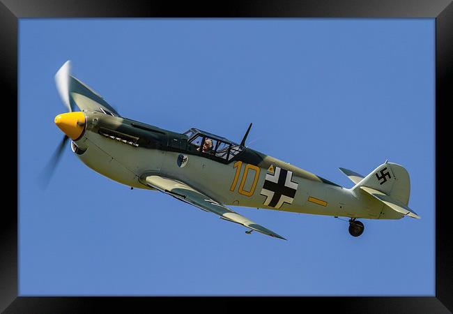 Messerschmit Bf109 Hispano Buchon Framed Print by Oxon Images