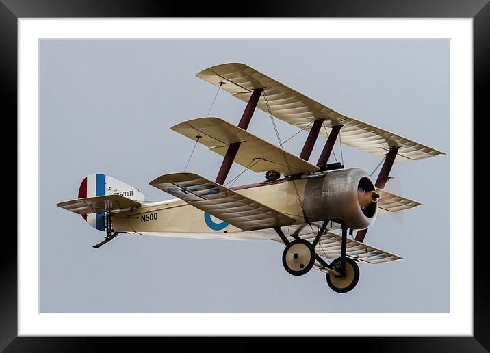 Great War Sopwith Triplane Framed Mounted Print by Oxon Images